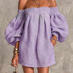 Kaye dress in Purple