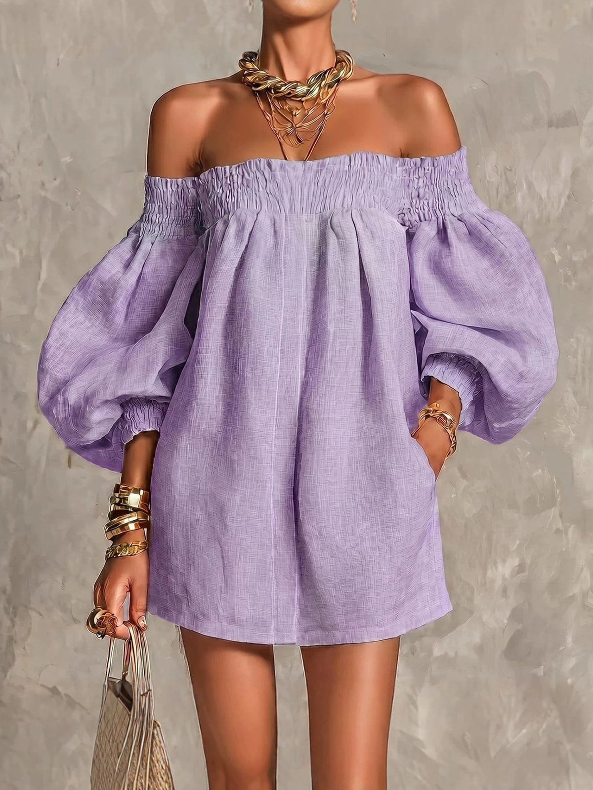 Kaye dress in Purple