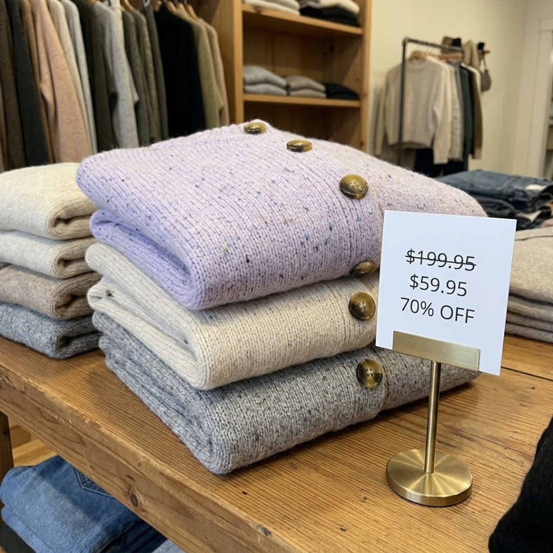 Maelle™ | Speckled Knit Cardigan Oatmeal