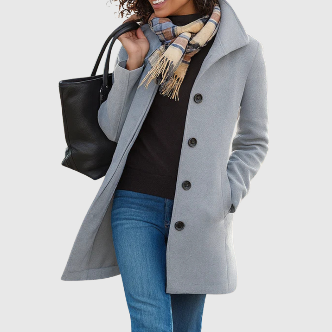 Evelyn | Classic Tailored Long Coat