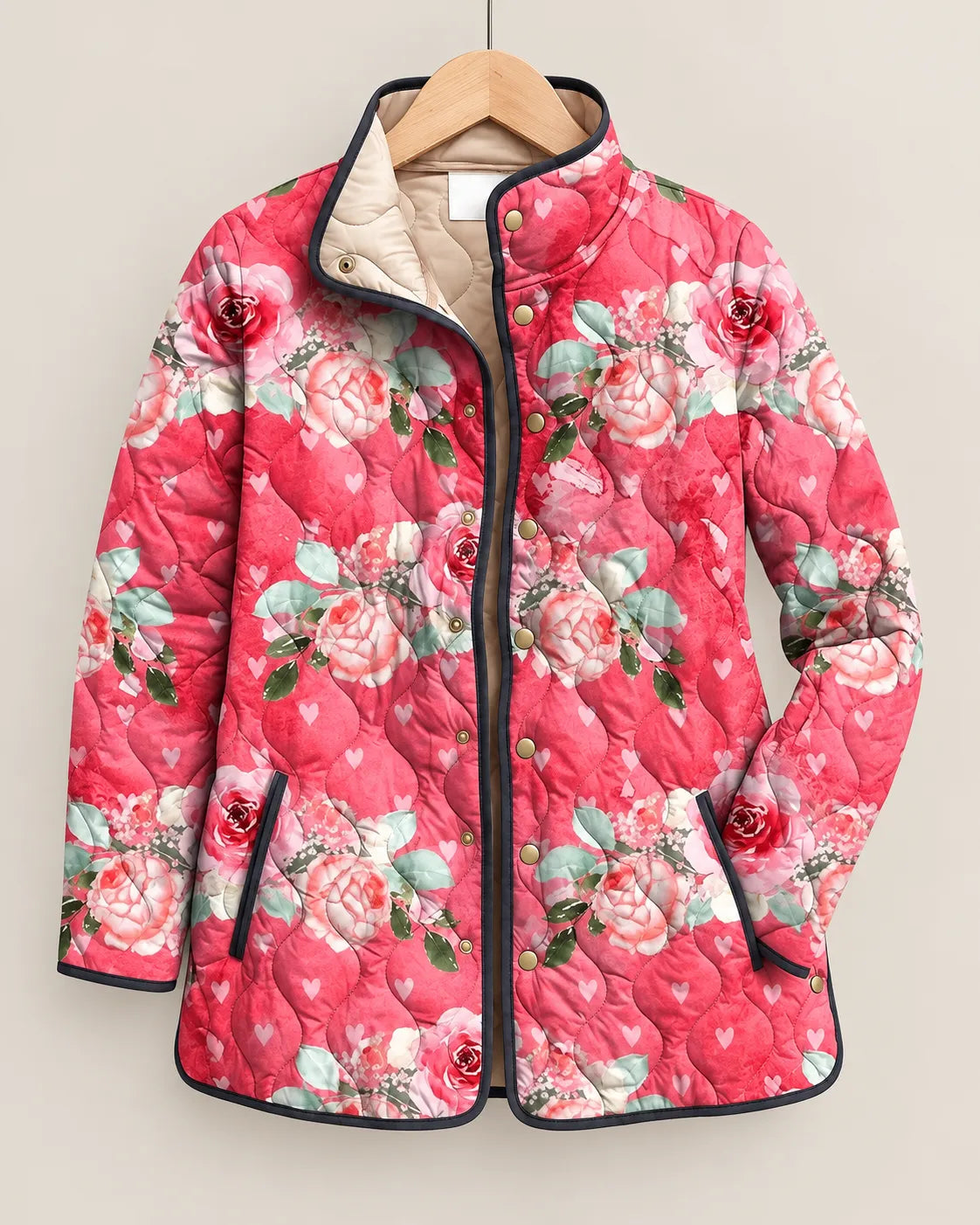 Eliana Watercolor Quilted Jacket