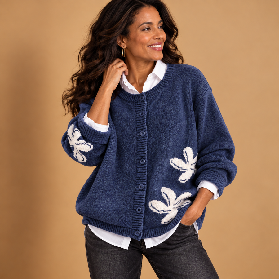 The Seraphine | Floral Knit