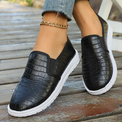 Lillian textured slip-on shoes side view