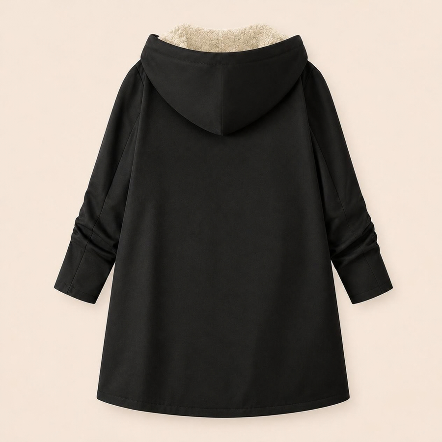 Odessa | Cozy Fleece-Lined Hooded Coat