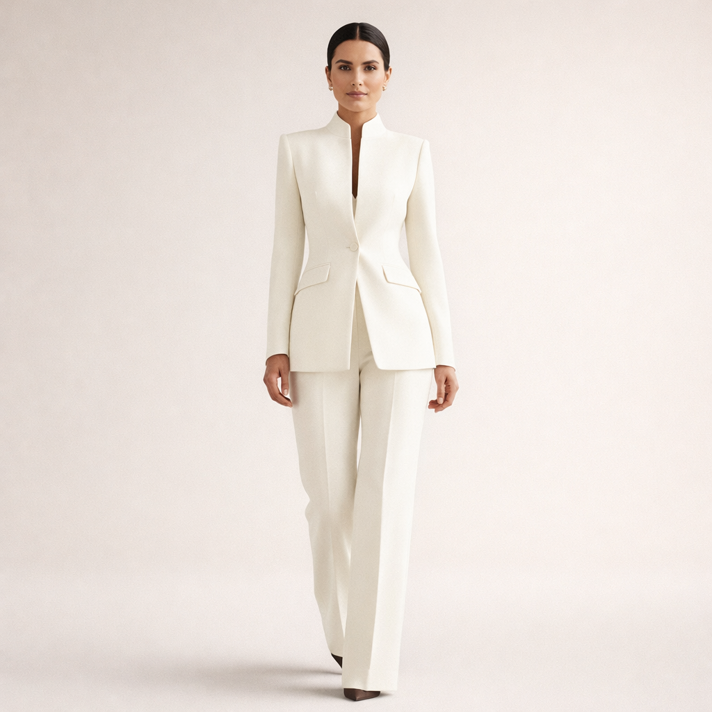 Women’s Tailored Two-Piece Pantsuit