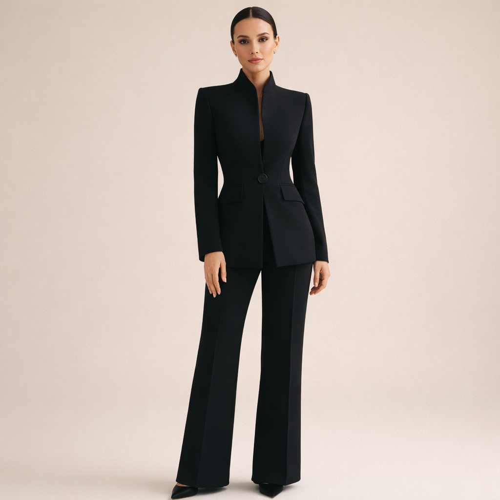 Women’s Tailored Two-Piece Pantsuit
