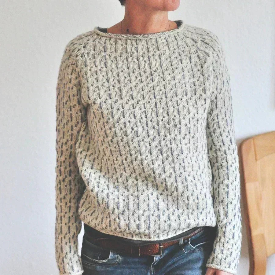 Kristine | Relaxed Textured Knit Sweater