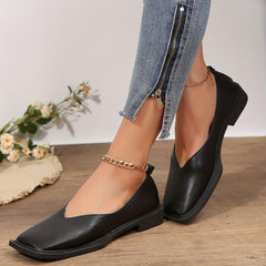 Sorrel Sculpted Square-Toe Flats