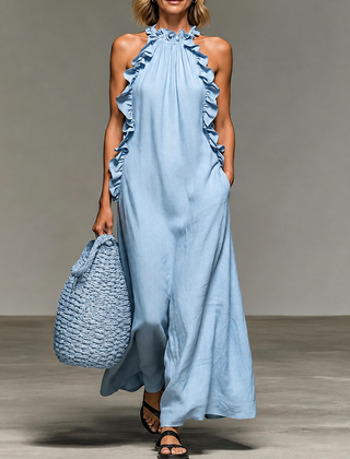 Marietta dress in Light Blue