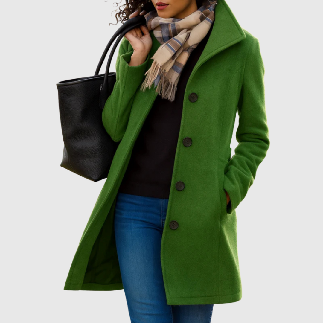 Evelyn | Classic Tailored Long Coat