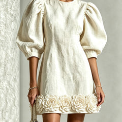 Katie dress in White