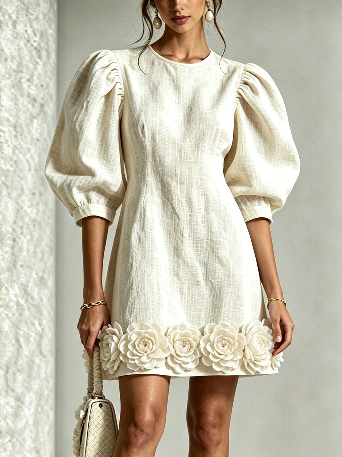 Katie dress in White