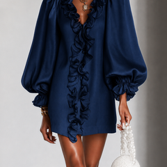 Lydie dress in Navy