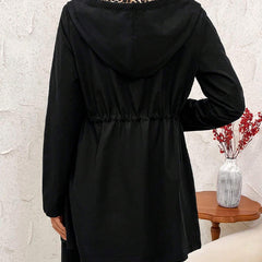 Lorna reversible hooded coat in Black 11