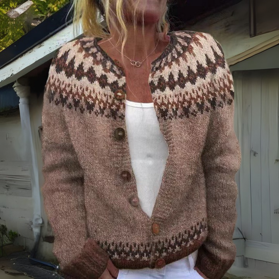 Oona Folk Knit Cardigan