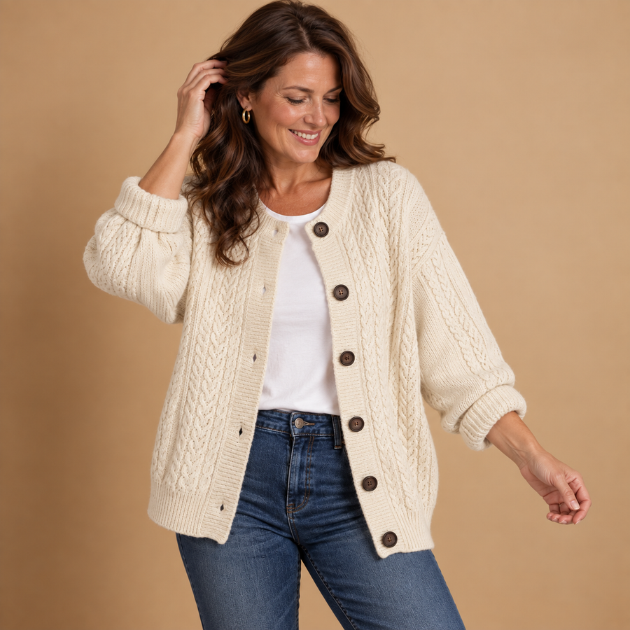 The Lorenza | Cable Cardigan