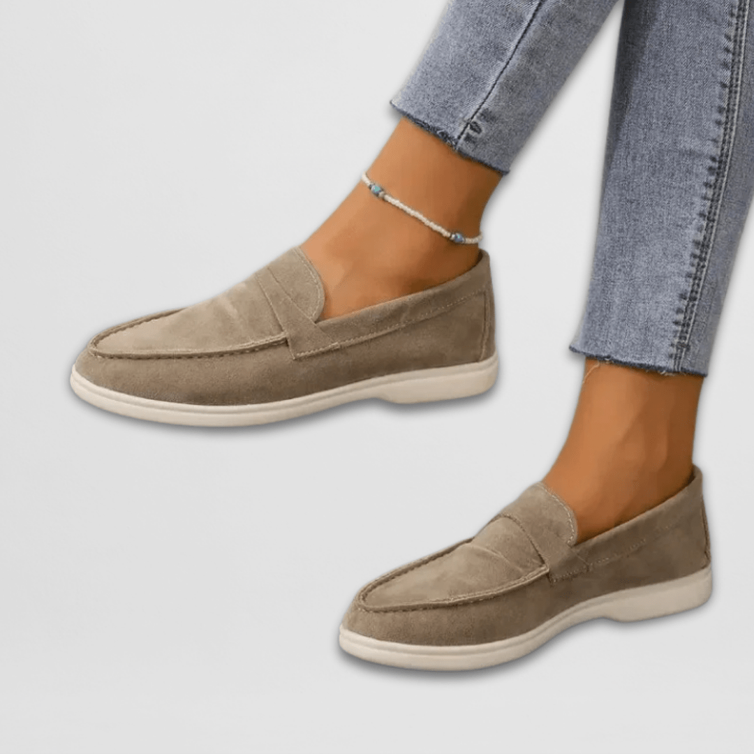 Tessa everyday comfort loafers in Khaki