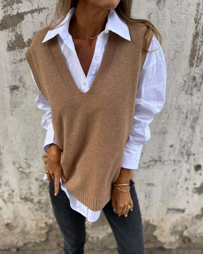 Nusa | V-Neck Knit Cardigan