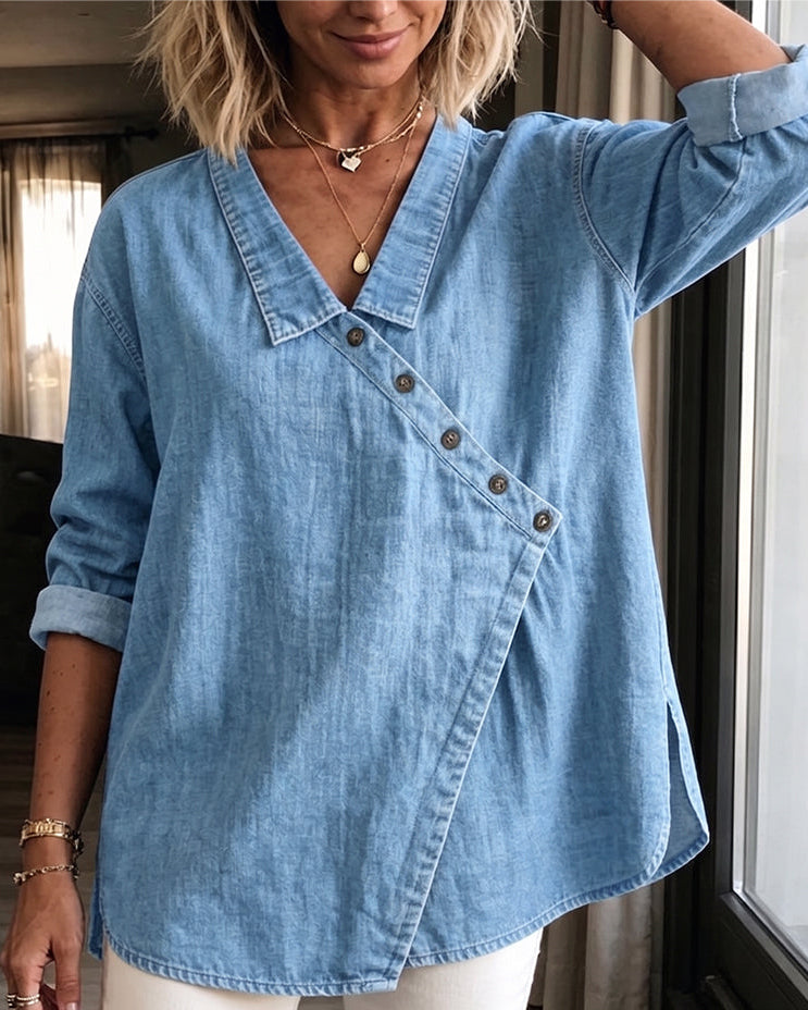 Susan | The Denim Blouse