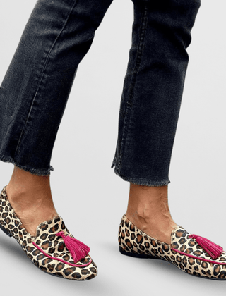 Bonnie tassel loafers in Leopard