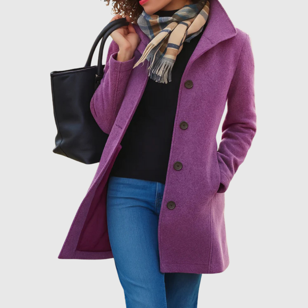 Evelyn | Classic Tailored Long Coat