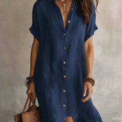 Maisie | Relaxed Linen Midi Dress