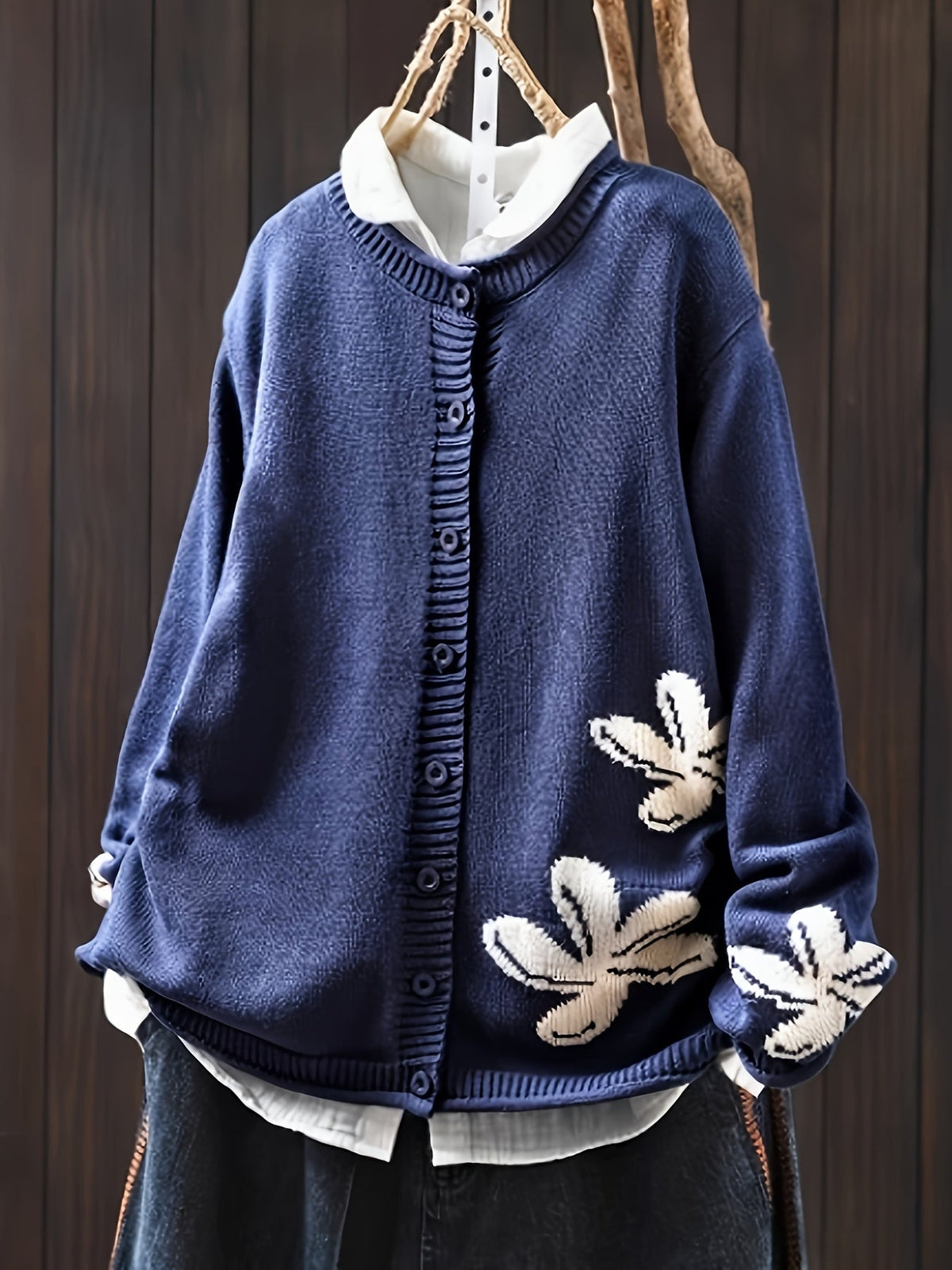 The Seraphine | Floral Knit