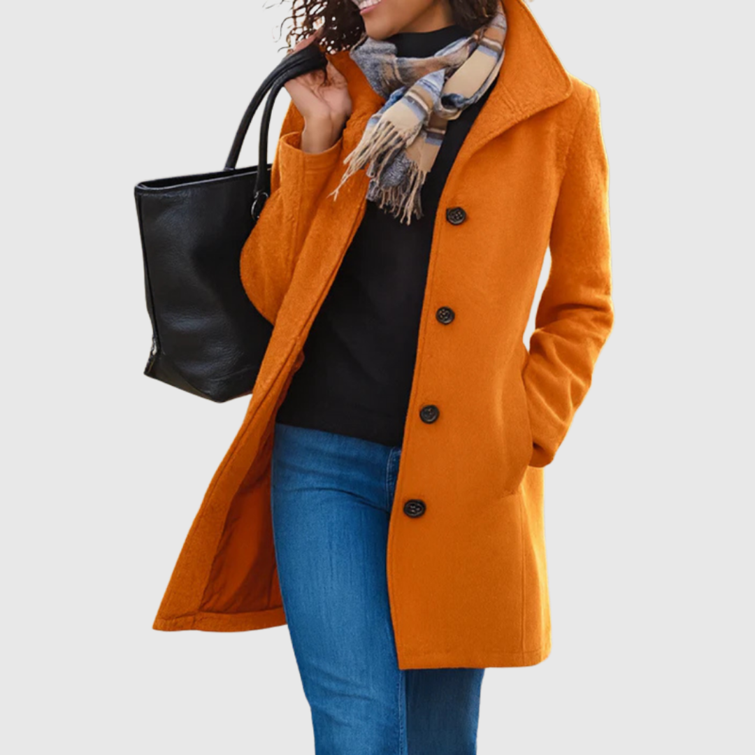 Evelyn | Classic Tailored Long Coat