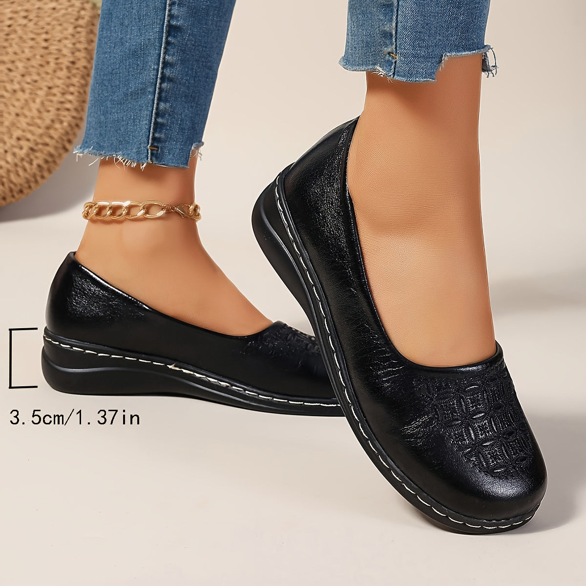 Delaney Patterned Comfort Slip-Ons