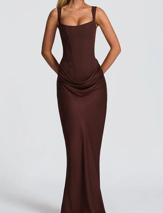 Patience dress in Brown
