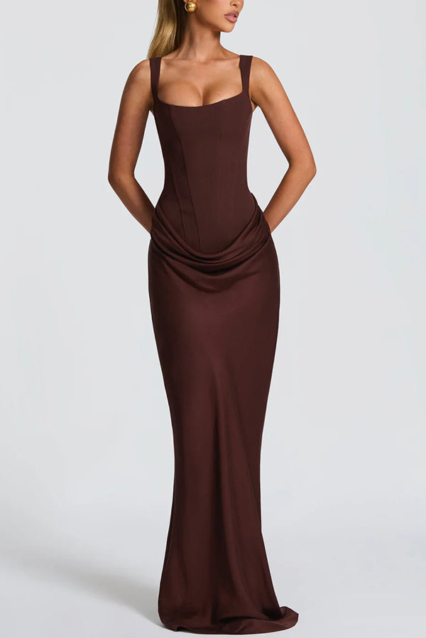 Patience dress in Brown