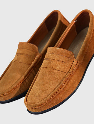 Cosima classic driving loafers in Tan