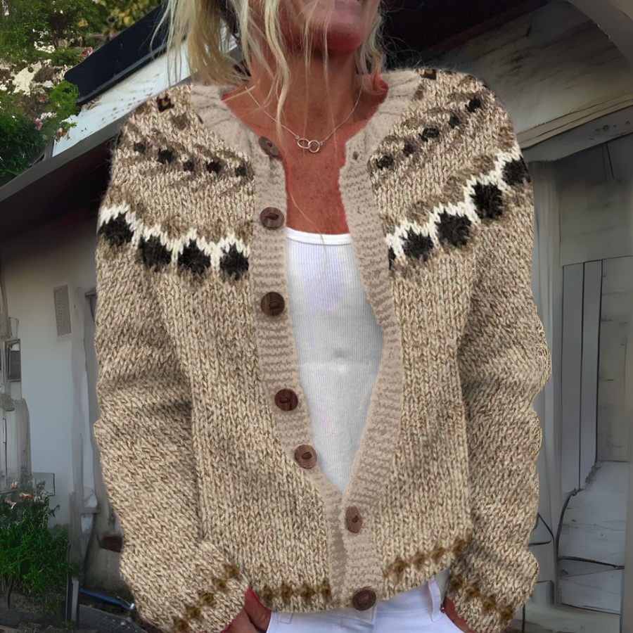 Kaja | Folk Knit Cardigan