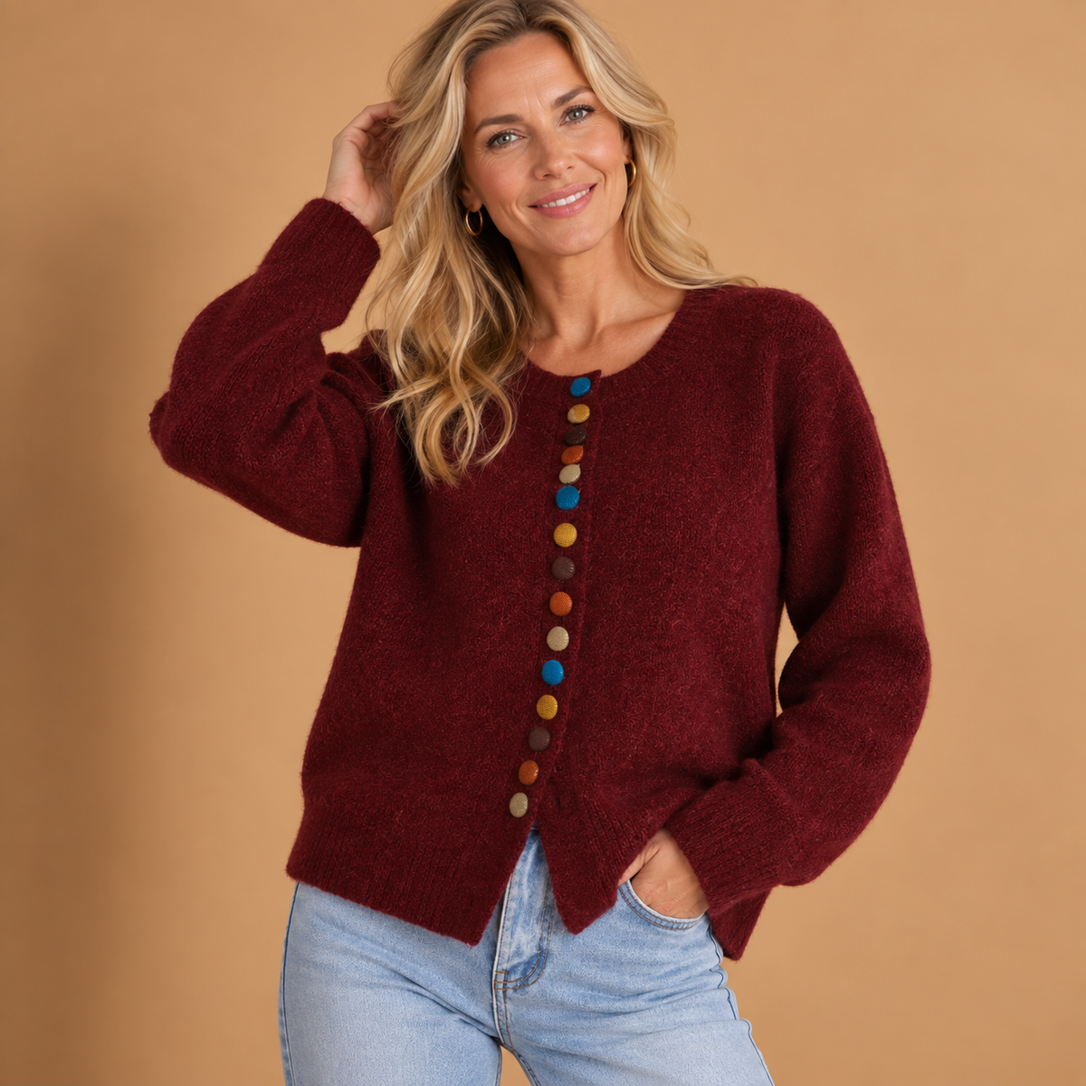 The Noelle | Button-Accent Cardigan