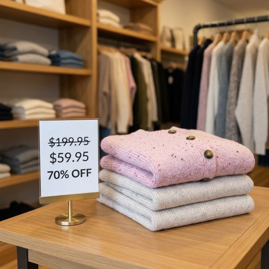 Jean | Rose Speckled Knit Cardigan