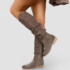 Cosetta Orthopedic Western Boots in Brown