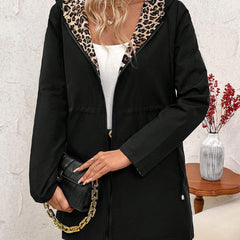Lorna reversible hooded coat in Black 13