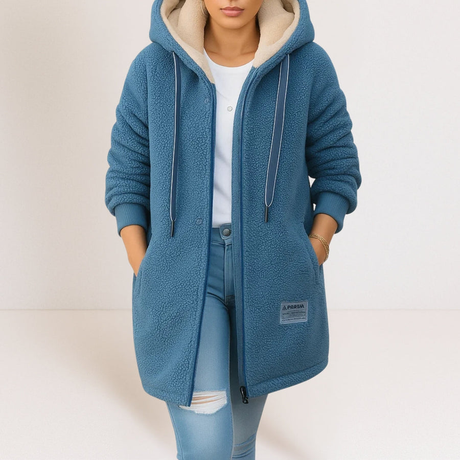 Marceline | Cozy Hooded Zip Jacket