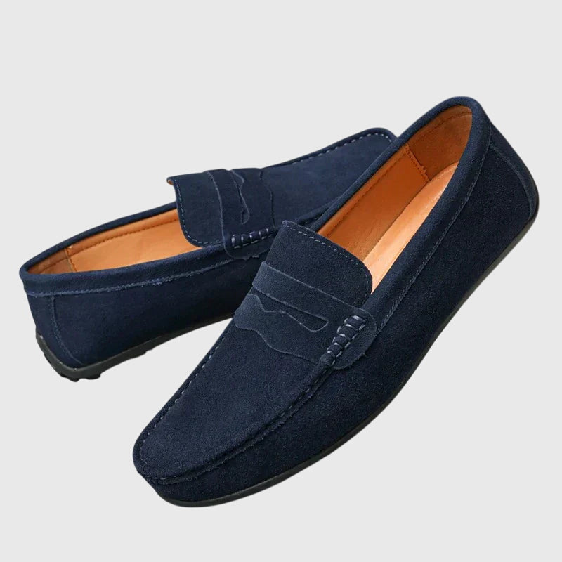 Cosima classic driving loafers in Navy