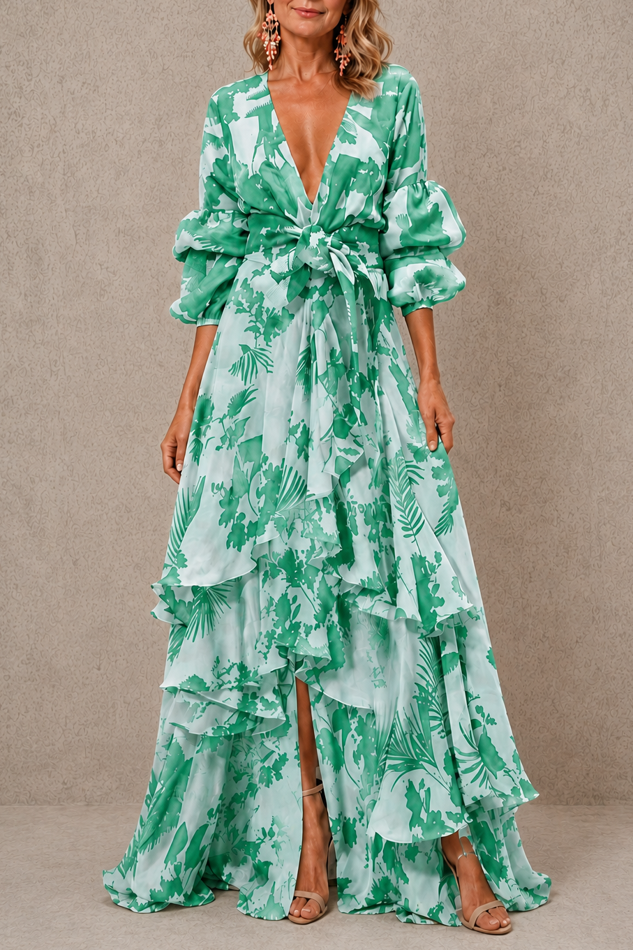 Elma dress in Green