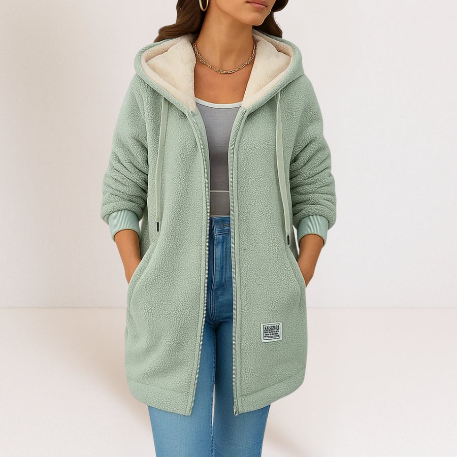Marceline | Cozy Hooded Zip Jacket