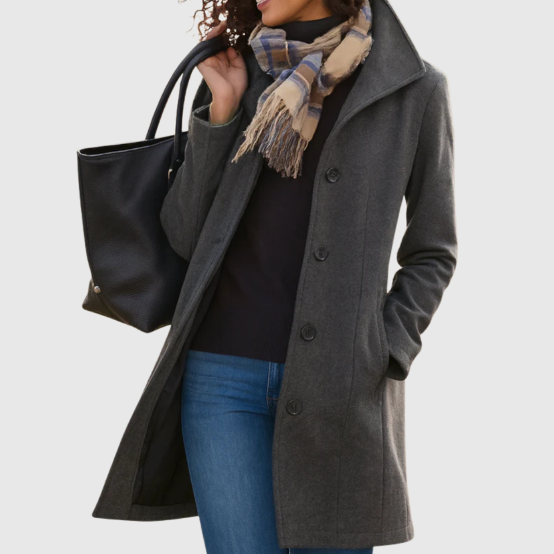 Evelyn | Classic Tailored Long Coat