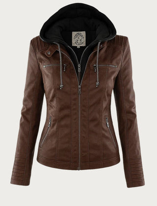 Nicolette Tailored Jacket in Dark Brown