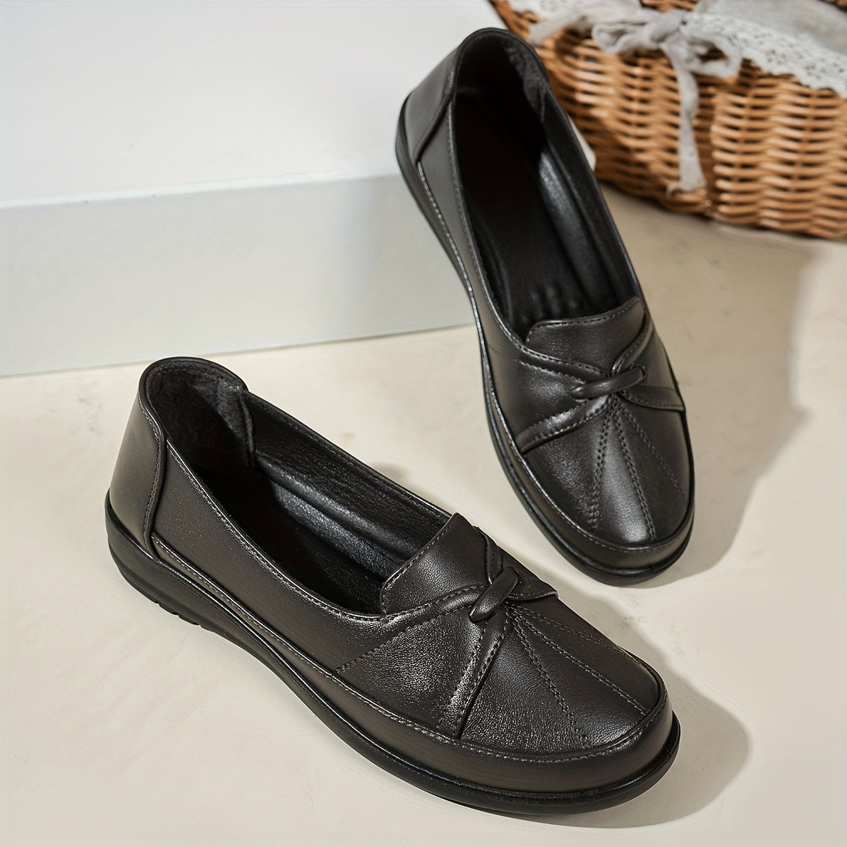 Jocasta Knot Detail Comfort Loafers