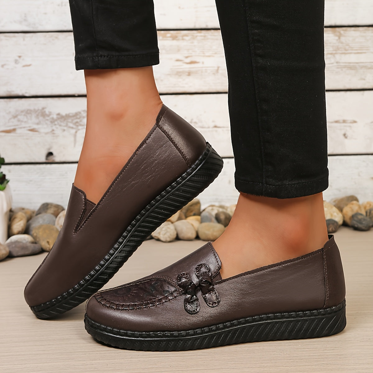 Ianthe Floral Detail Comfort Loafers