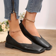 Sorrel Sculpted Square-Toe Flats