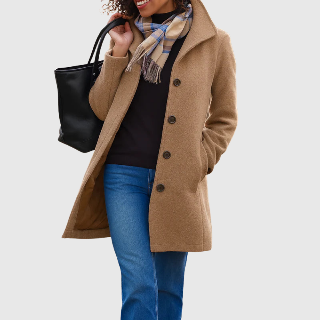 Evelyn | Classic Tailored Long Coat