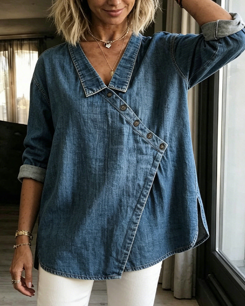 Susan | The Denim Blouse