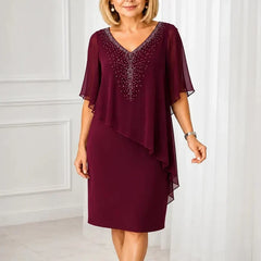 Maybelle dress in Burgundy