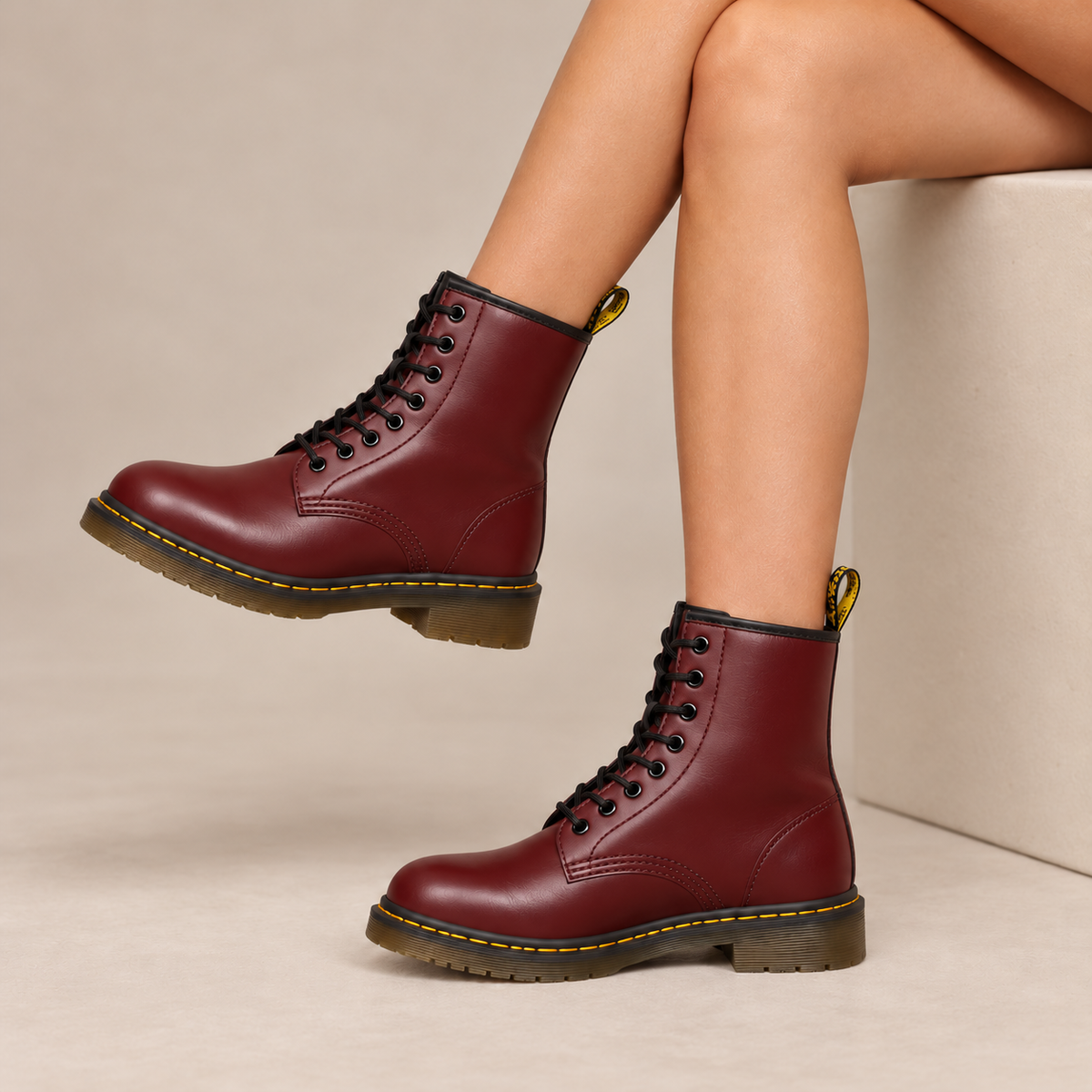 Annora Elegant Lace-Up Boots